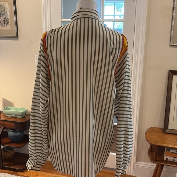 Serge Nancel Paris button down women’s blouse.  Size M - Picture 6 of 8